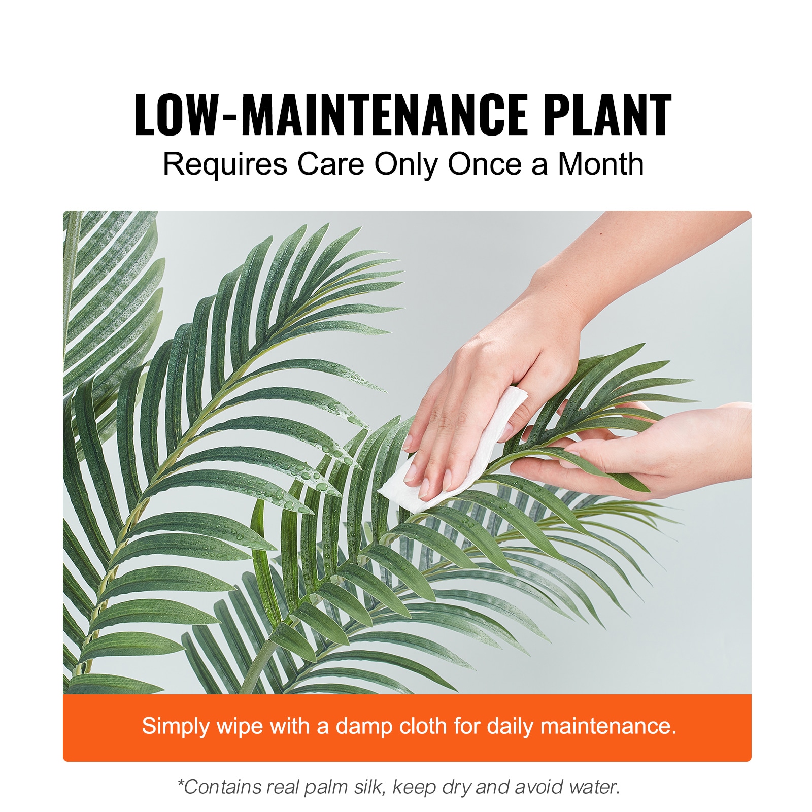 Artificial Palm Tree, 4 FT Tall Plant, Secure PE Material & Anti-Tip Tilt Protection Low-Maintenance Plant, Lifelike Green Tree For Home Office Warehouse Decor Indoor Outdoor_maomaolike.com